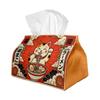 1pc Retro Japanese Anime Tissue Box - Multi-functional Napkin Dispenser, Two Sizes Available Made of Durable Polyester, Decorated with Maneki Neko Ram