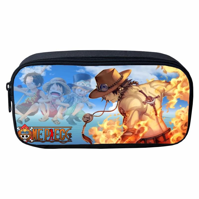 Children's Cartoon Pirate King Pencil Case - Stylish Storage for School Supplies