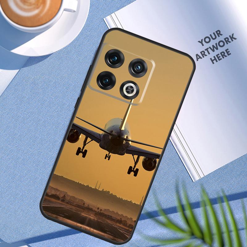 Airplane Plane Aircraft Case For OnePlus 12R 10T 10R 9R 8T 12 11 9 10 Pro Nord CE 3 Lite 2 2T CE4 N10 N20 N30 Cover