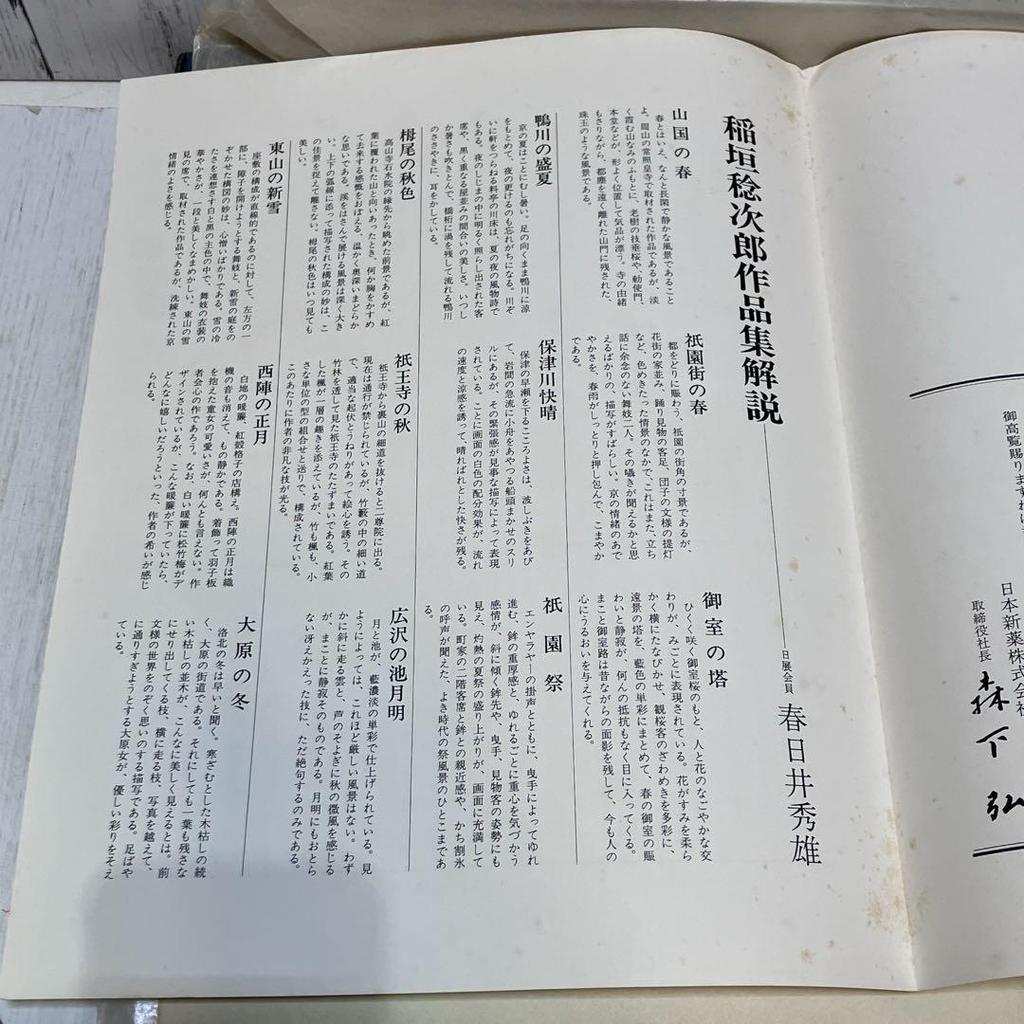 [USED] Living National Treasure Toshijiro Inagaki's Collection of Prints