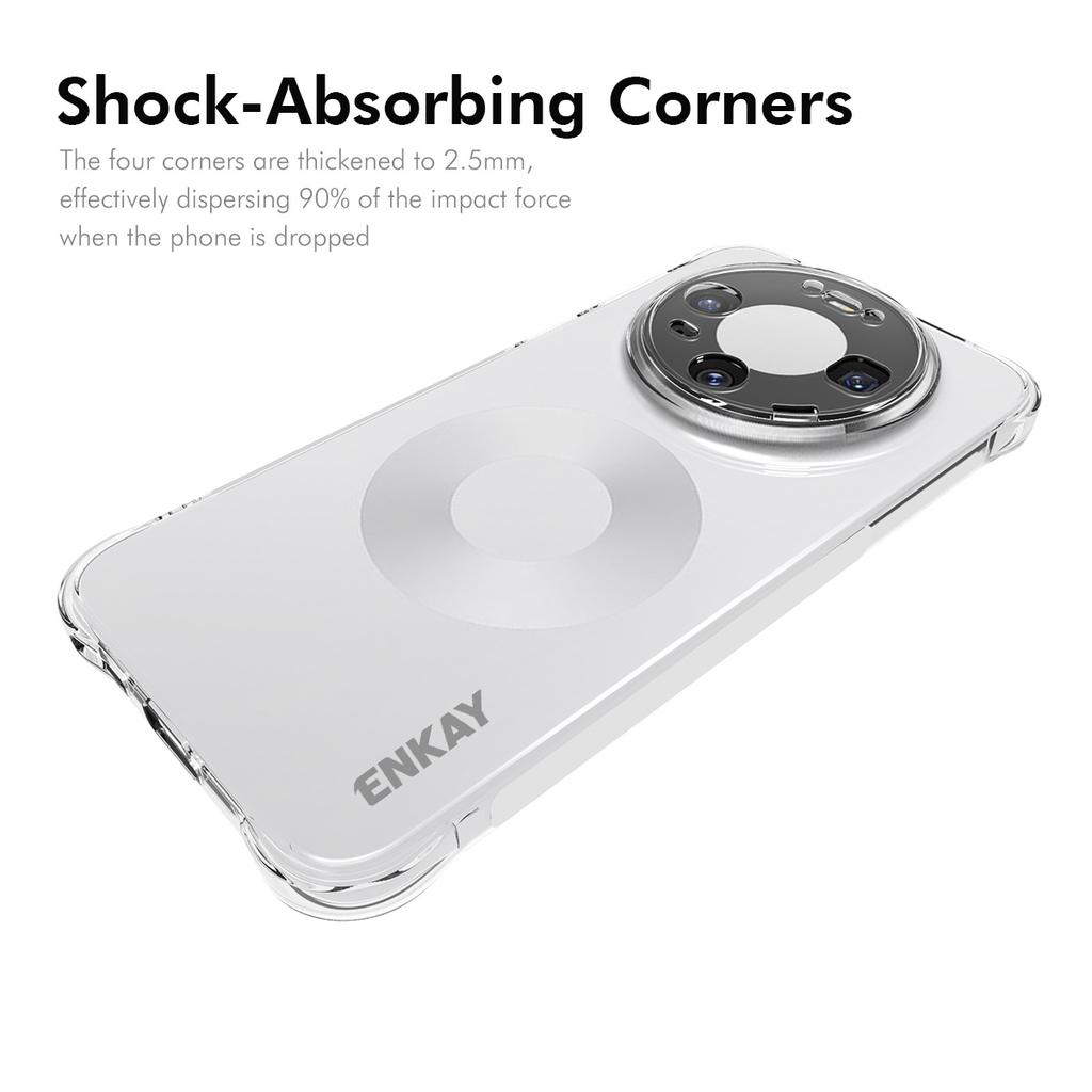 For Huawei Mate 80 Pro/Huawei Mate 80 Clear Phone Case ENKAY HAT PRINCE Shockproof Anti-slip TPU Cover