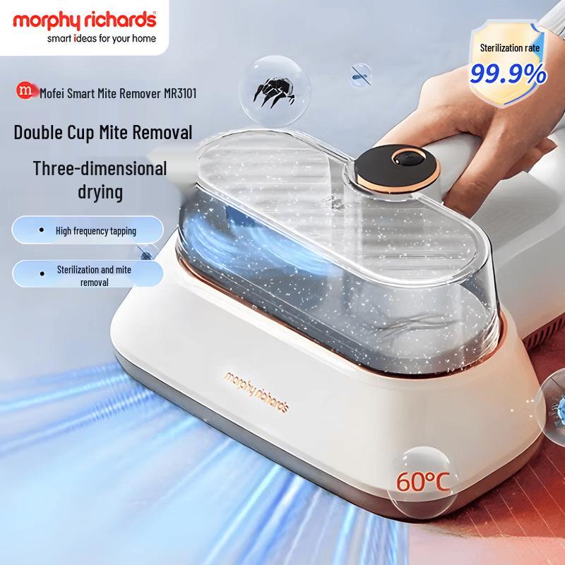 Morphy Richards MR3101 Dual-Cup UV Dust Mite Vacuum CN plug (adapter included)