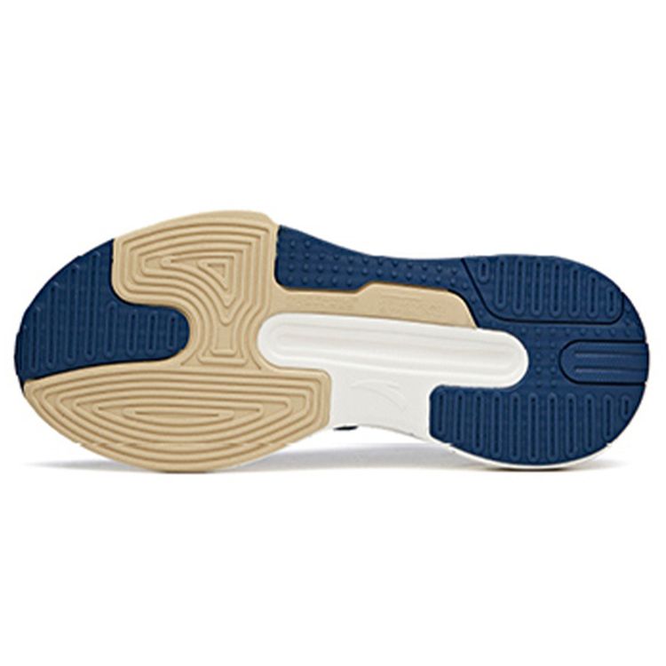 Anta C37 Series Lightweight Durable Low-Top Skate Shoes Men Sneakers White Blue 912128081-7