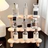 2-3 Tier Display Riser Stand Wooden Shelf for Perfume Organizer Perfume Display Shelf Figure Display Case Dolls Storage Rack New