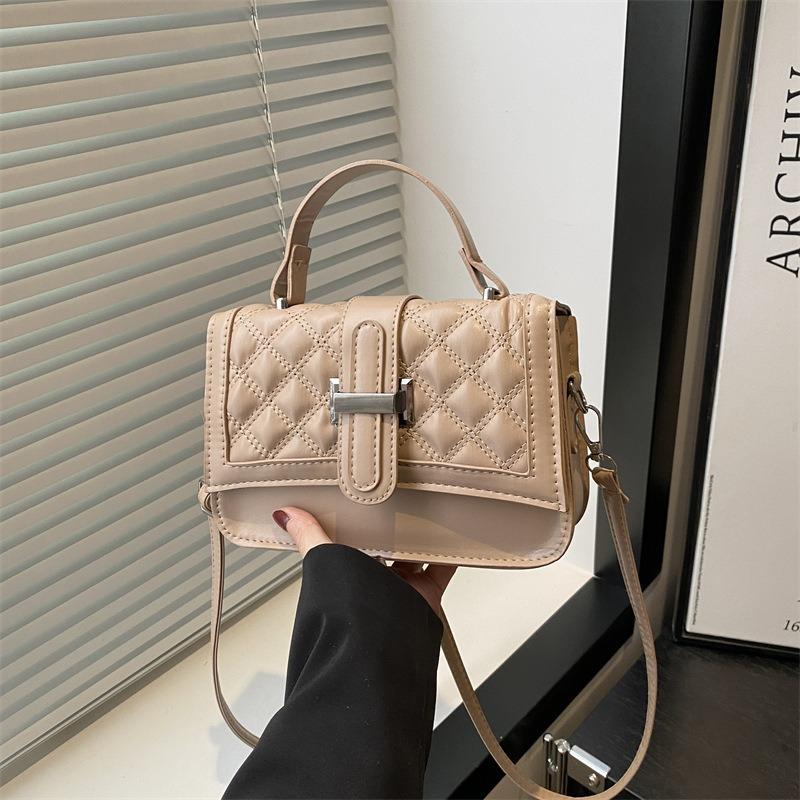 Simple New Diamond Embroidery Thread Women's Color Matching Large-capacity Exquisite Shoulder Messenger Bag