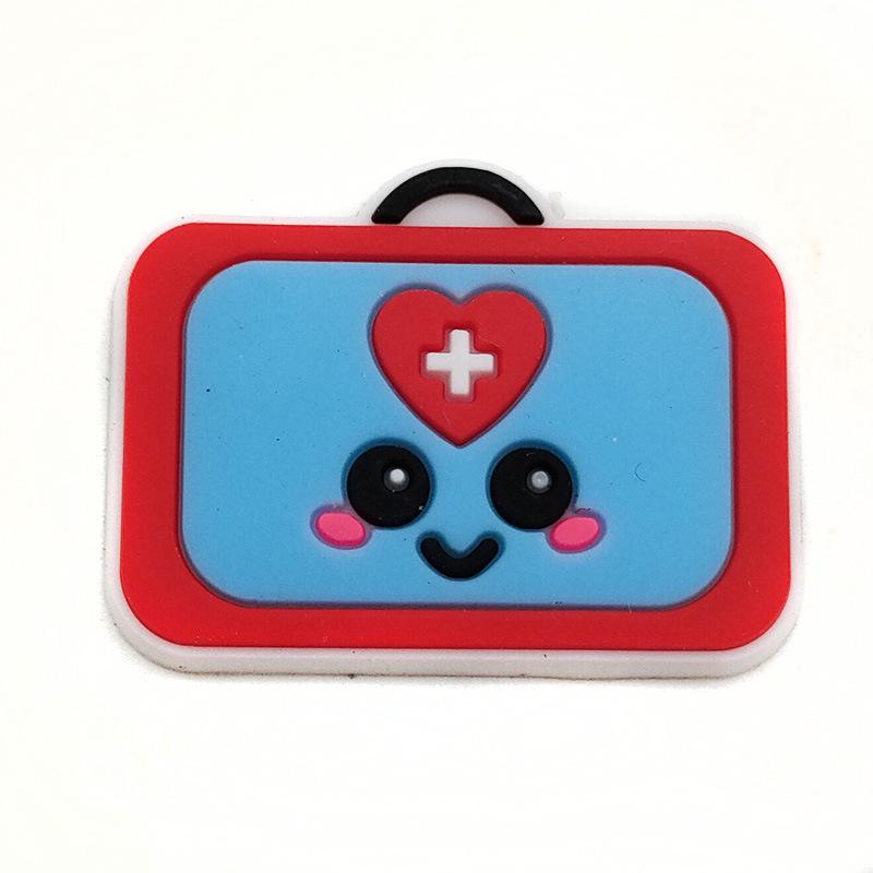 Medical Series Shoe Charms: DIY PVC Rubber Clog Accessories