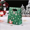 Kraft Paper Bag Christmas Packaging Gift Paper Handbag Santa Claus Snowman Pattern Merry Christmas Home Party Decor Candy Bag