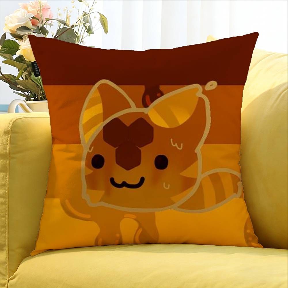 cute Naughty Slime Rancher Various Sizes Square Pillow Case For Car Home Bedchamber Decor