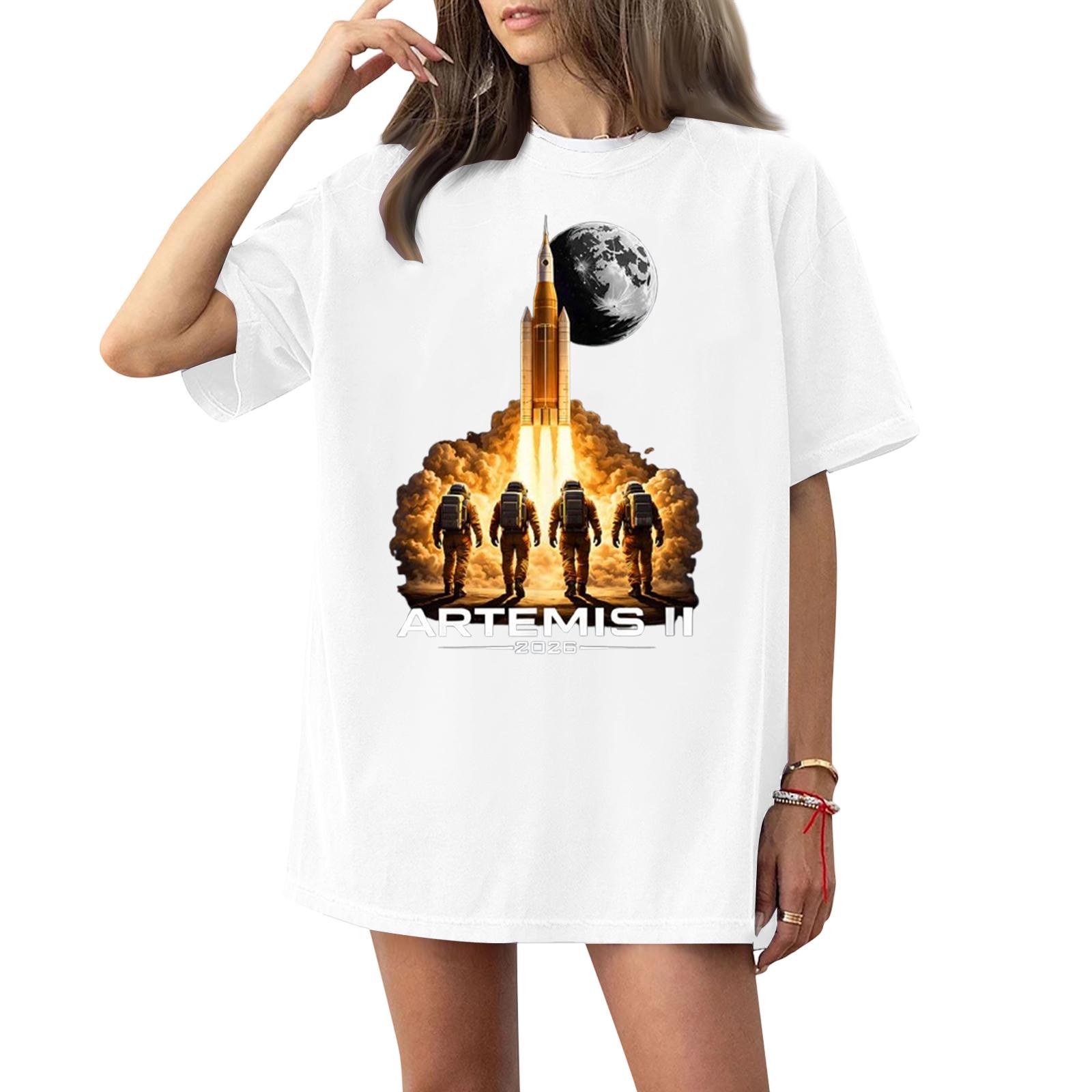 

Women s Casual Short Sleeve Printed T Shirt Crew Neck Top Lightweight Summer Tee Soft Fabric Relaxed Fit XL білий
