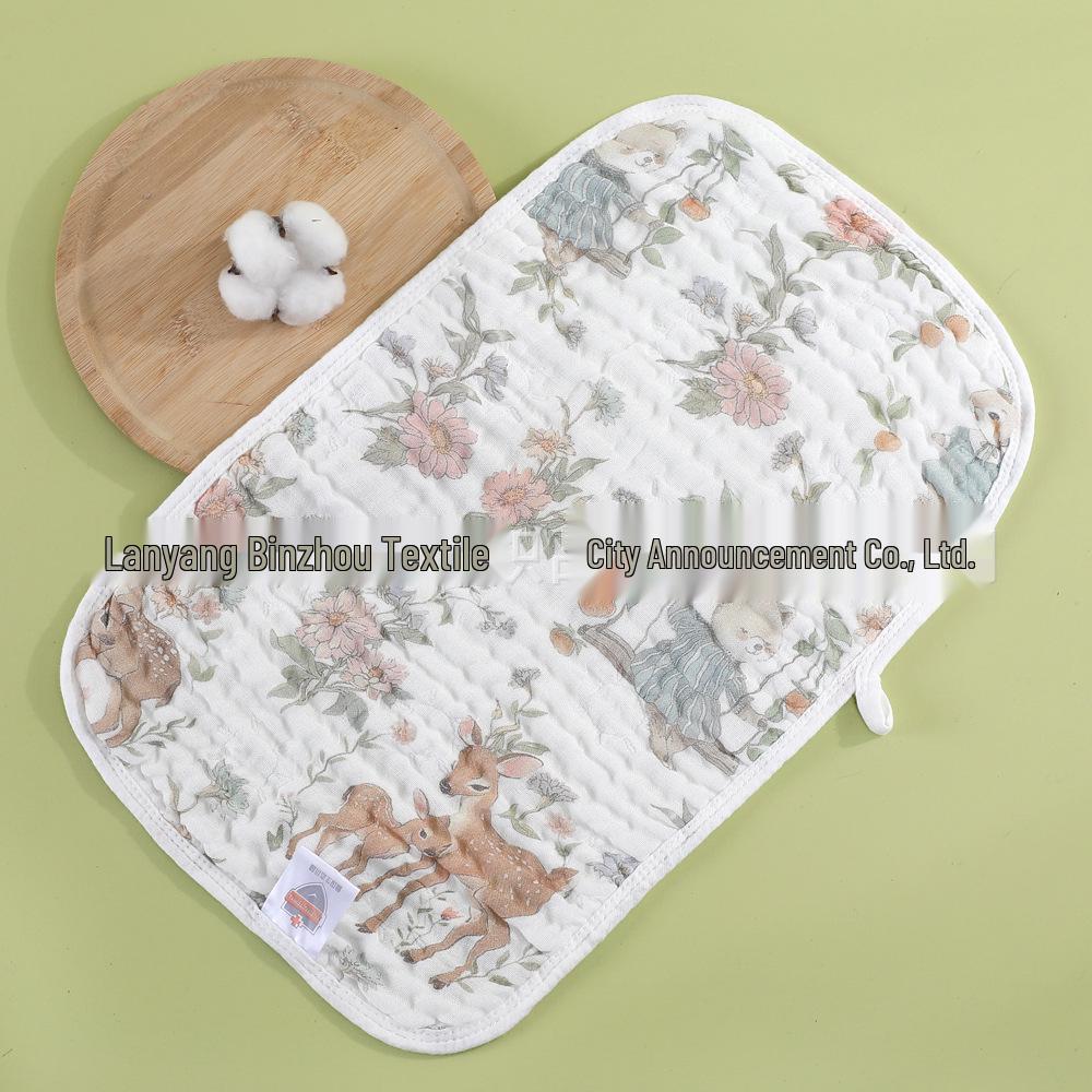 6-Layer Seersucker Bamboo Cotton Bath Towel & Baby Swaddle Blanket