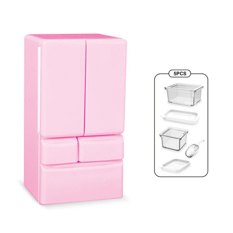 1:12 Dollhouse Miniature Refrigerator Simulation Home Appliances Model Home Decor Toy Doll House Accessories