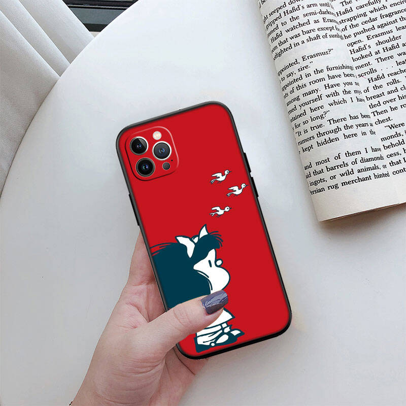 MH88 Mafalda Phone Shell for Samsung S20 S21 S22 S23 S24 FE Ultra Plus Lite S21S A55 A07 A17 F06 F16 M06 M16 M56 A36 A37 A57