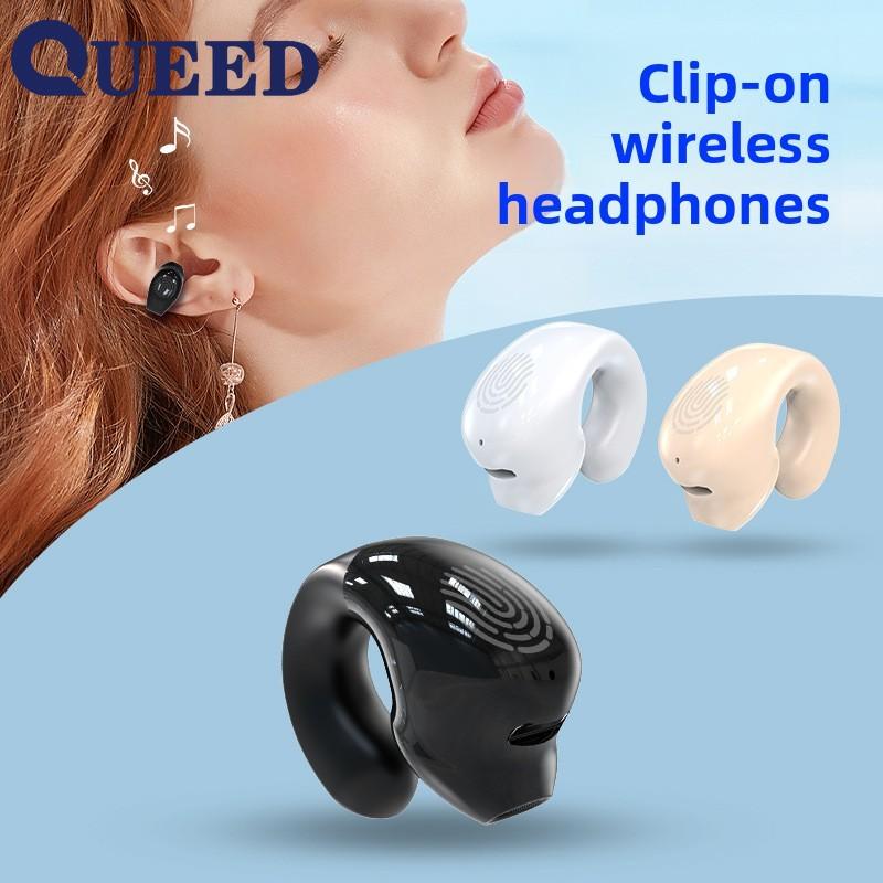 QUEED Wireless Bluetooth Headphones 5.3mini in-ear Sports Headphones Long Battery Life