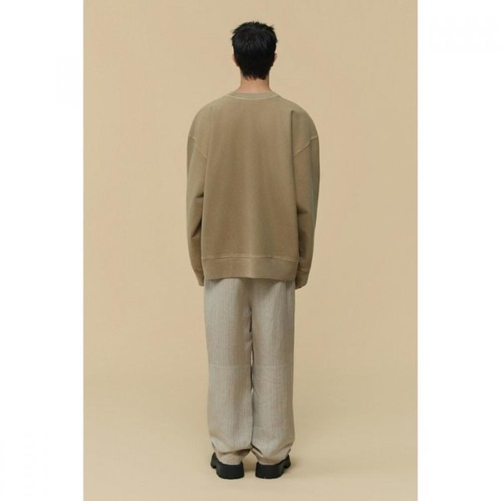 Customellow Beige Dyed Sweatshirt Cwtaw25991khx