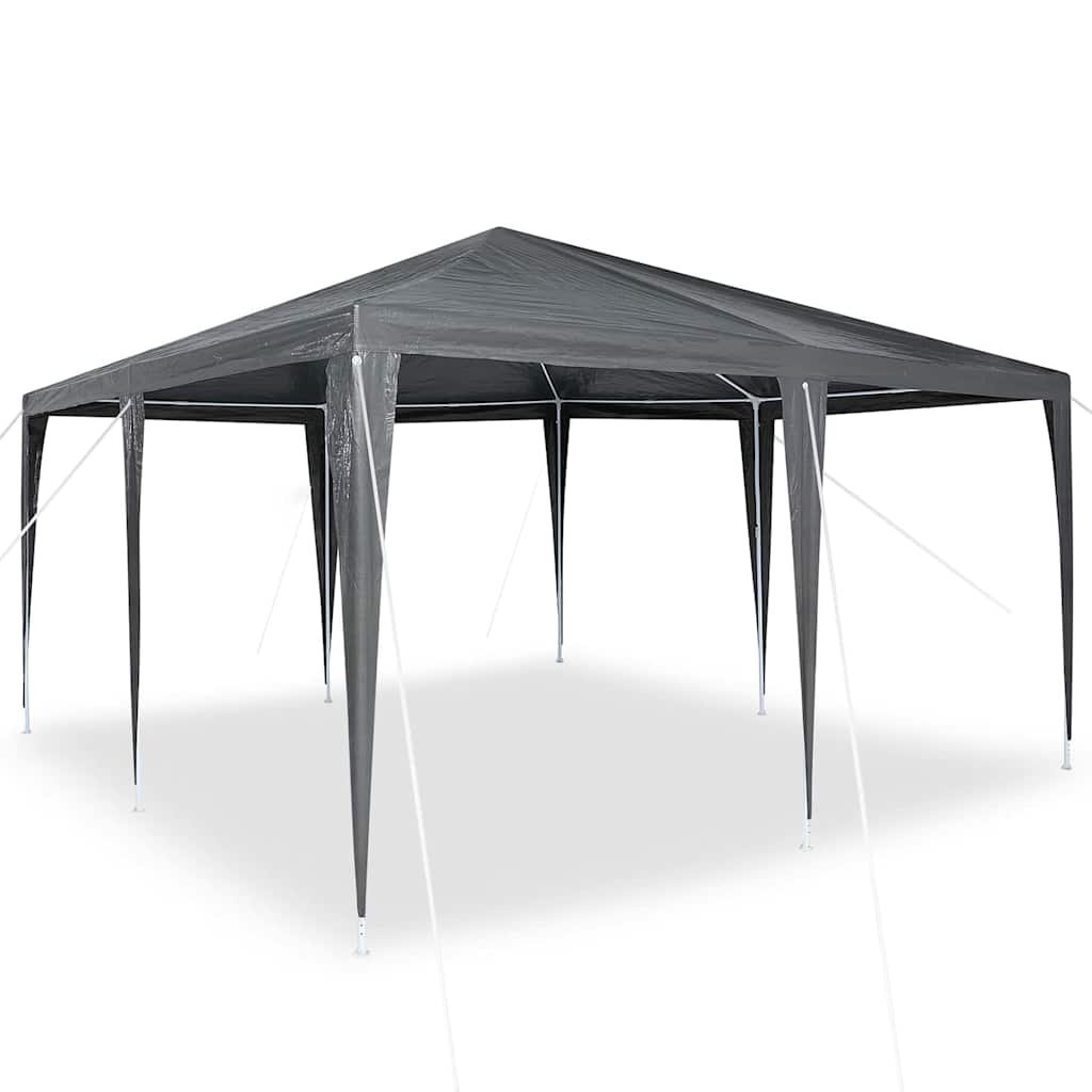 Party Tent Anthracite 400 X 400 X 266 Cm Polyethylene and Steel