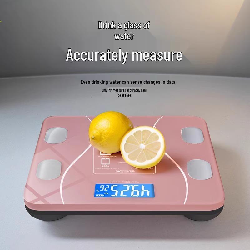 Smart Rechargeable Body Fat Scale: Precise, Durable, Compact Digital Weight Measurement
