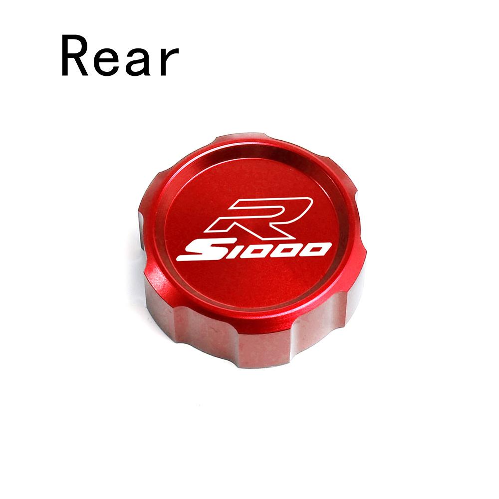 Für BMW S1000R S 1000 R 2015- (nicht für ) Motorrad CNC Vorder- und Hinterbremsflüssigkeitszylinder-Hauptbehälterabdeckung