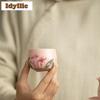 2 Stück/Los Pastellfarbene Lotusblumen Teetasse Kreative Teeschale Tasse Für Tee Teeverkostung Persönliche Tasse Chazhan Meistertassen Cha Handwerk 100ml
