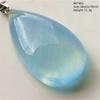 Natural Blue Aquamarine Oval Pendant Jewelry For Women Men Dark Aquamarine Necklace Fashion  Brazil AAAAAA
