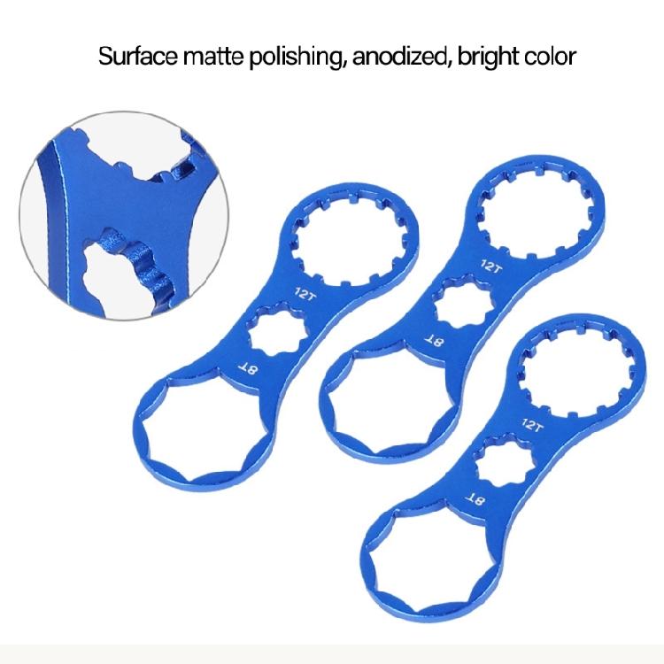 Tragbare Metall-Fahrradgabelkappen-Schlüssel Fahrradgabel-Schulter Ergonomische Schlüssel für die bequeme Verwendung an verschiedenen Fahrrädern