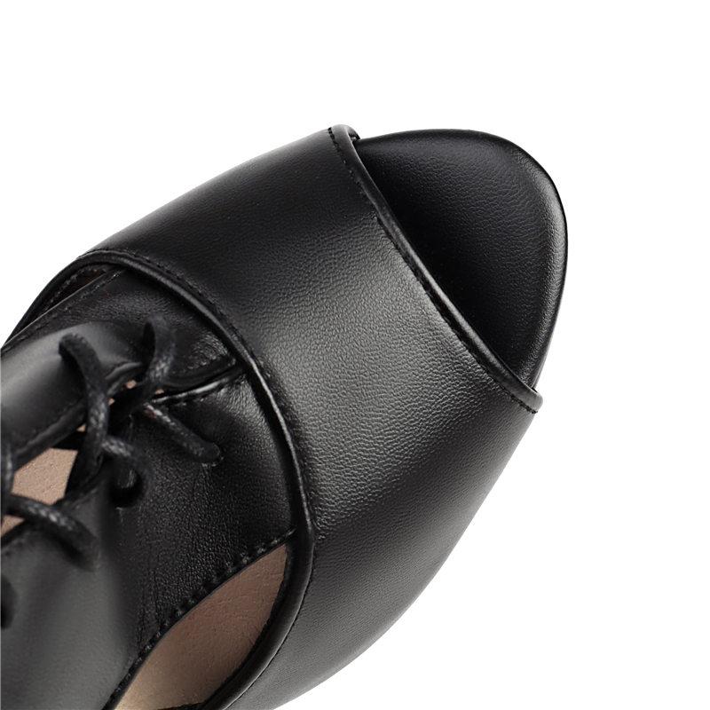 Women's High-heeled Sandals Spring and Summer Sexy European and American Style Waterproof Table Stiletto Large Size Roman Sandals