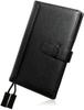 A6 Size Notebook Genuine Holds 2 Pen Sticky Business Bookmark Included NC5 [BLUE SINCERE] Cover, Leather, Books, Holder, Pocket, Cards, Notes, Cards,
