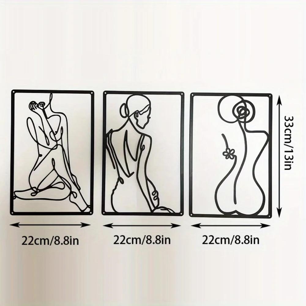 Современная абстрактная металлическая настенная скульптура из толстого настоящего металла — фото 3