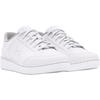 Under Armour Official Leather Low Top Kids' Skateboarding Shoes White Teenagers 3028641-100