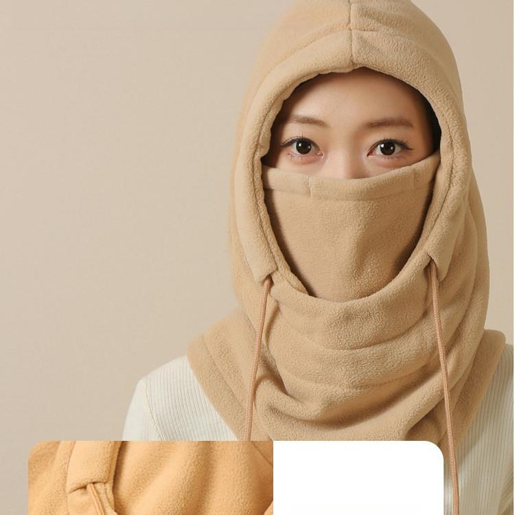 Máscara facial de ciclismo de inverno, cachecol de esqui quente, chapéu integrado, proteção facial à prova de vento e frio de alto valor, para homens e mulheres