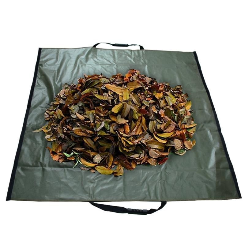 Garden Waste Bag Large Capacity Deciduous Storage Container Grass Catcher with Carry Handles Waste Management Tool