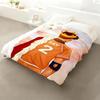 AFTG All For The Game Retro Print Throw Cozy Soft Flannel Throw Lightweight Skin-Friendly For Sofa Bed Office & Travel