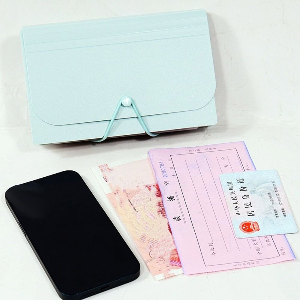 7 Layer Organ Bag Large Capacity File Pouch Multifunction A6 File Folder