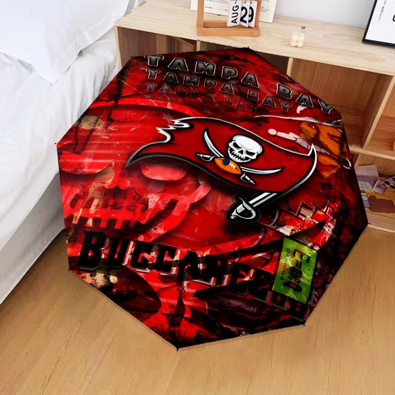 Tampa Bay Buccaneers Logo Umbrella Folding umbrella, automatic umbrella 8-Frame for Travel, camping Use Gift for Halloween Christmas