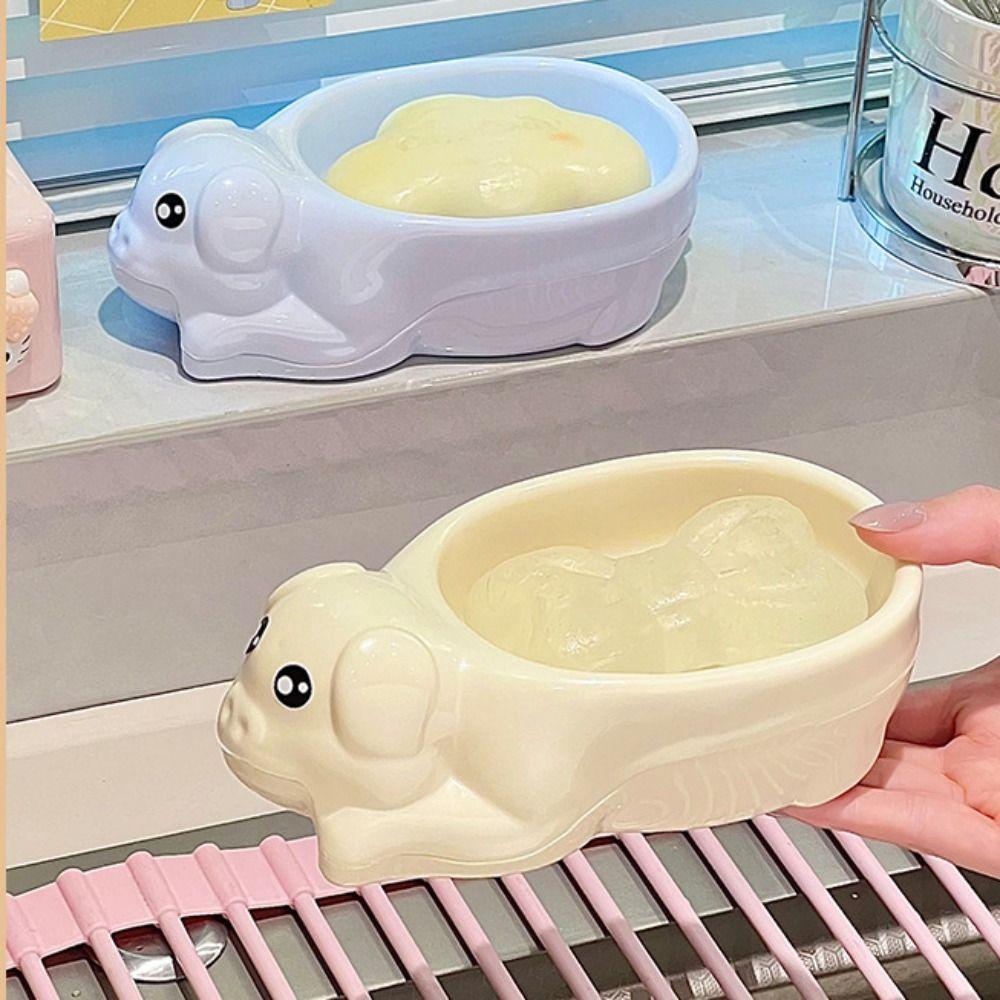 Drainable Cartoon Pig Soap Dish Cartoon Soap Container Decor Soap Holder Gift Idea