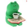 NEW 1Pc Frog Resin Miniature Dollhouse Accessories DIY Office Decor Anime Statues Car Ornament Cute Modern Art Model