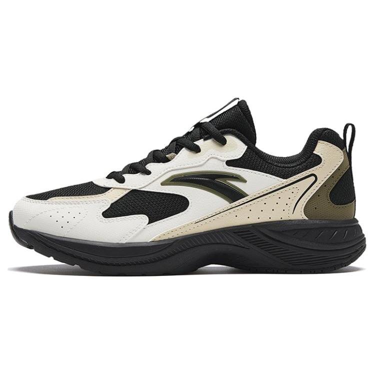 

Anta Abrasion Resistant Low top Casual Running Shoes Women s Black White Green 922345595-2 38