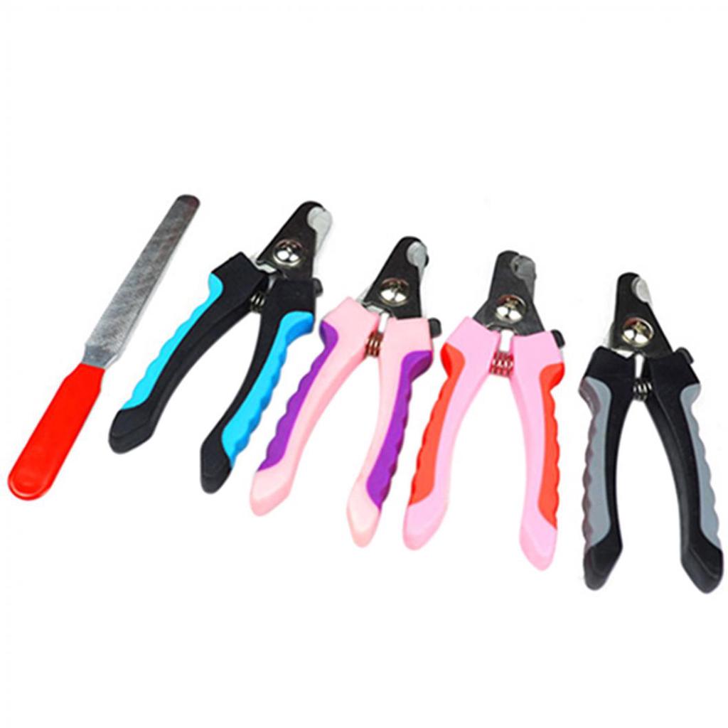 Professionelles Schönheitswerkzeug Haustier Hund Welpe Katze Kralle Nagelknipser Schneider + Feilen-Set