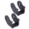 1 Pair Weld On Shock Bracket Steel Enhanced Performance Curved Car Axle Shock Mount for Off Road Trailer Sedan