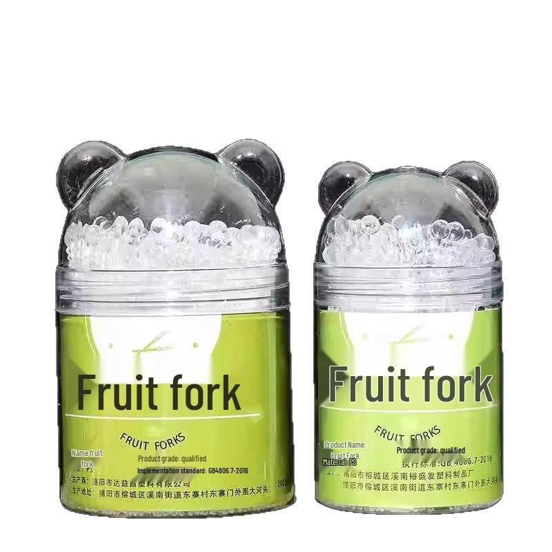 Dětské bezpečné jednorázové plastové vidličky na ovoce a dorty