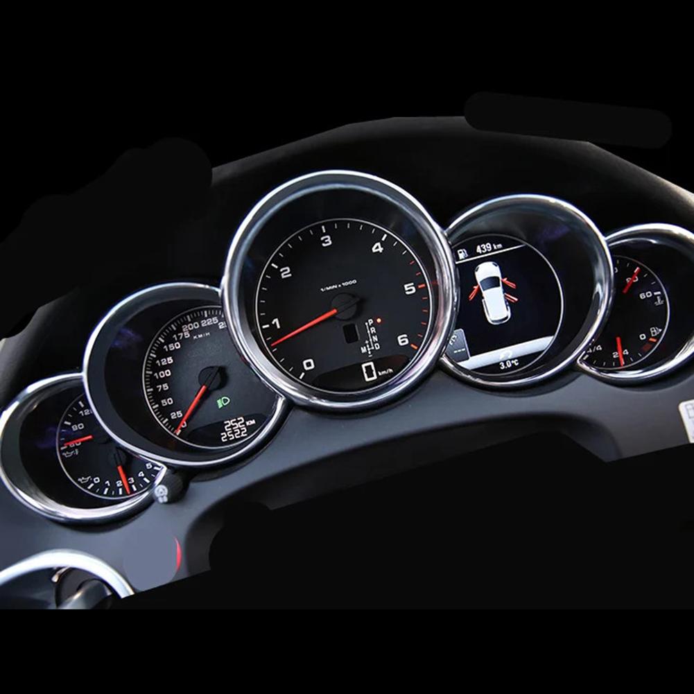 Silver Dashboard Trim Stylish Dashboard Accessory For Porsche Easy Installation Trim Stylish Aesthetic Fitment