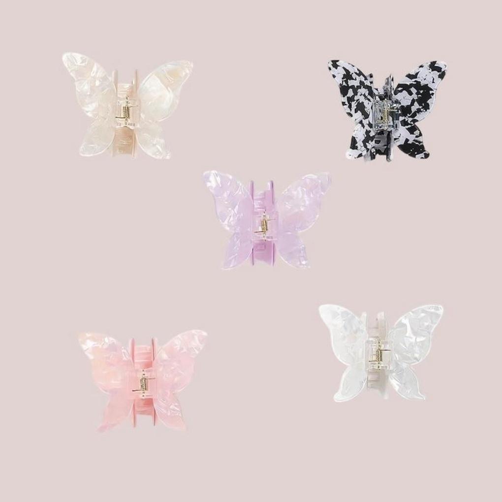 Women's Cellulose Butterfly Hair Clip