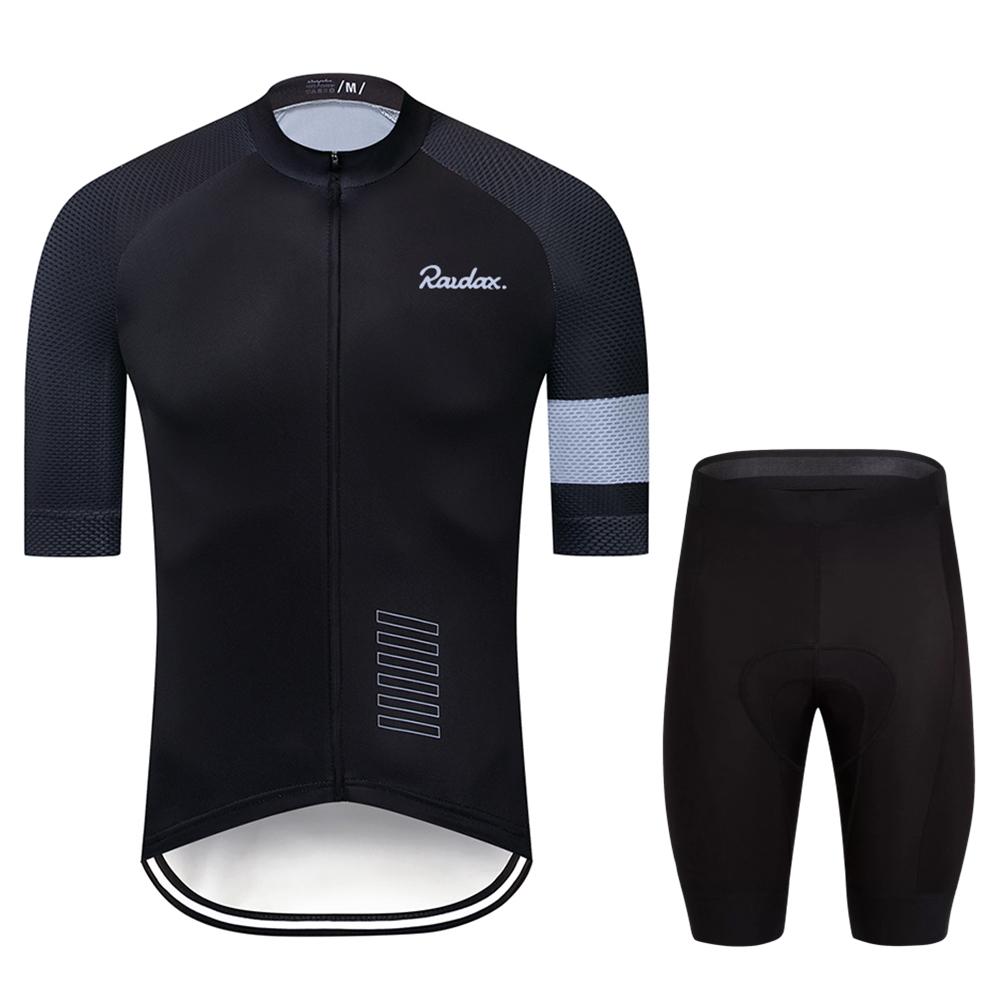 2025 Conjunto de Ciclismo Raudax Hombre Maillot de Ciclismo Manga Corta Kit de Ropa de Ciclismo para Bicicleta Ropa para Bicicleta de Montaña Mtb Maillot de Triatlón Ciclismo