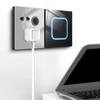 Pannelli Interruttori da Parete in Vetro 1/2/3/4 Posti Indicatori LED Punto di Reset Interruttori di Alimentazione Pulsante a Muro di Ricambio Interruttori Luce