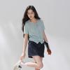 Sancai Women's Lyocell Heart Knit Cardigan