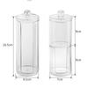 Acrylic Multifunctional Jewelry Container Cosmetic Makeup Cotton Pad Organizer Travel Cosmetic Storage Case Sundries Storage Box