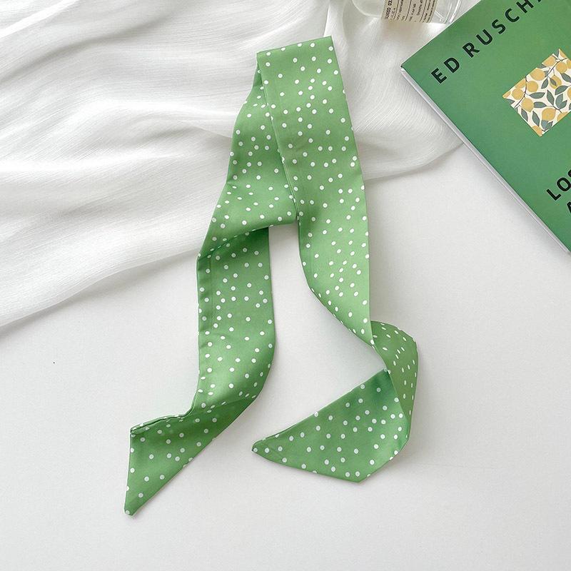 Long silk scarf, high-end new versatile hair tie streamer, atmosphere ribbon, spring and summer decorative scarf, tied bag streamer