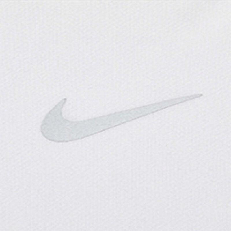 Nike Men's White Solid Color Embroidered Logo Basic Short-Sleeve T-Shirt