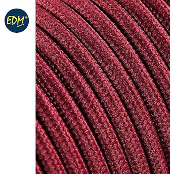Cavo cordone tubolare - EDM - C08 - 2 x 0,75 mm - Rosso - 5 m