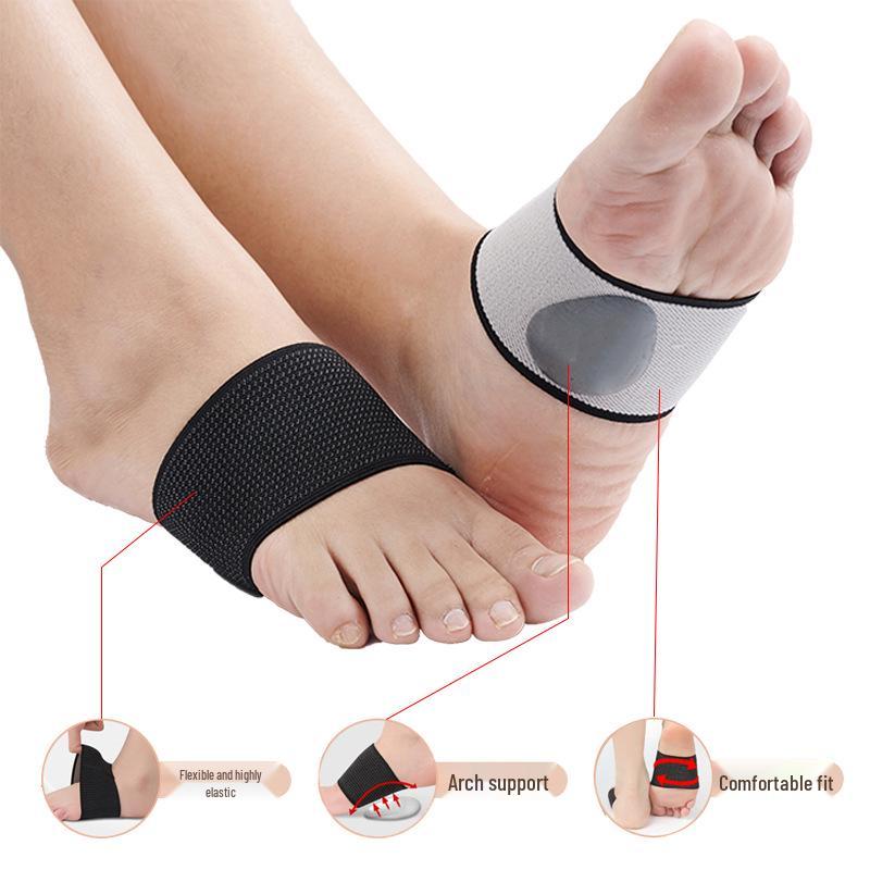 Elastic Shock Absorbing Arch Support Sleeve for Flat Feet - Unisex Foot Protection Pad