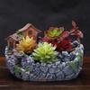 Garden Miniature Sweet House Cottage Flowerpot DIY Bonsai Pots for Succulents Plant Indoor Outdoor Tabletop Decoration